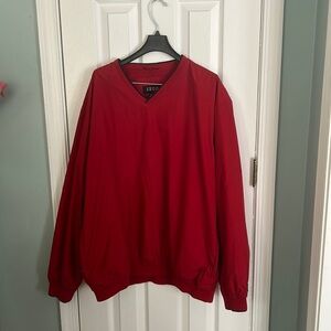 Red long sleeve jacket